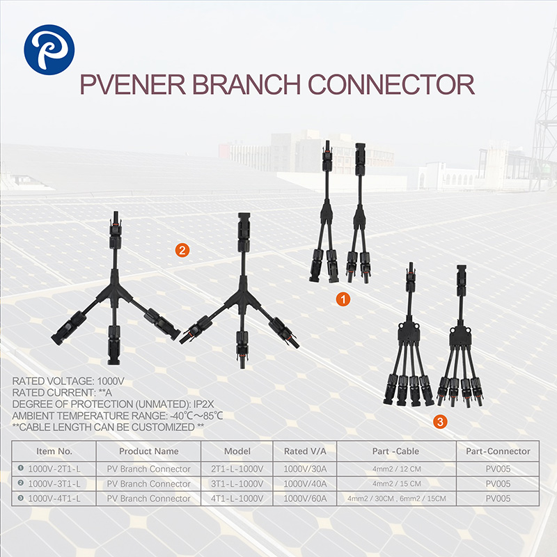 PV Branch Connecotr  With Cable  nT1-L